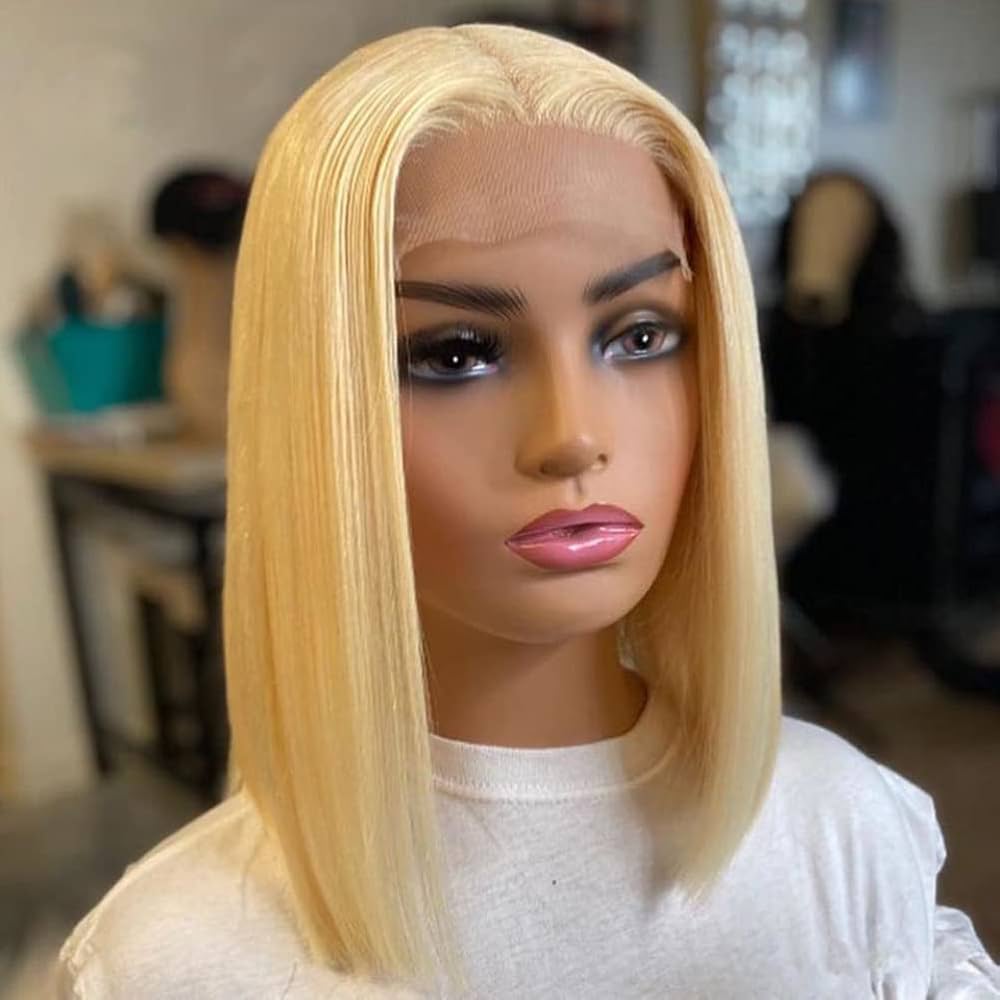 Bob Lisse Blonde HD Lace 180% - KoraHair