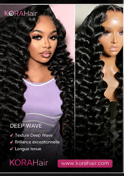 Wig Deep Wave 180% - KoraHair