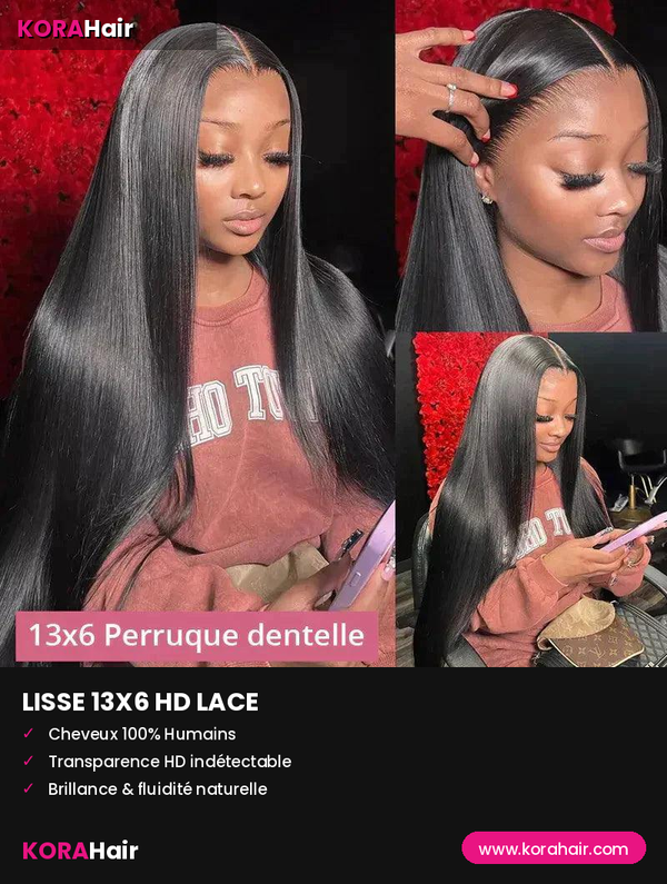 Wig Lisse HD Lace 180% - KoraHair